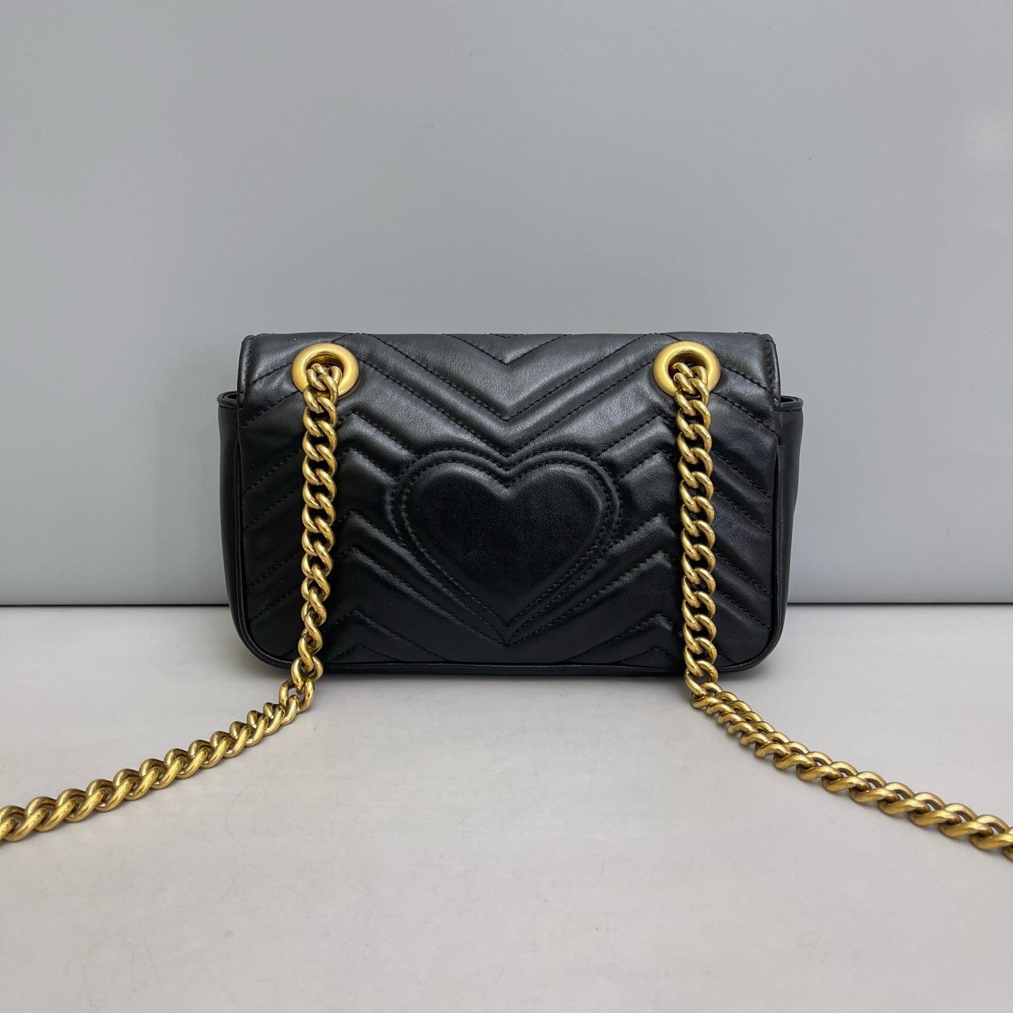 Gucci - Marmont - Leather - Black - (mini)