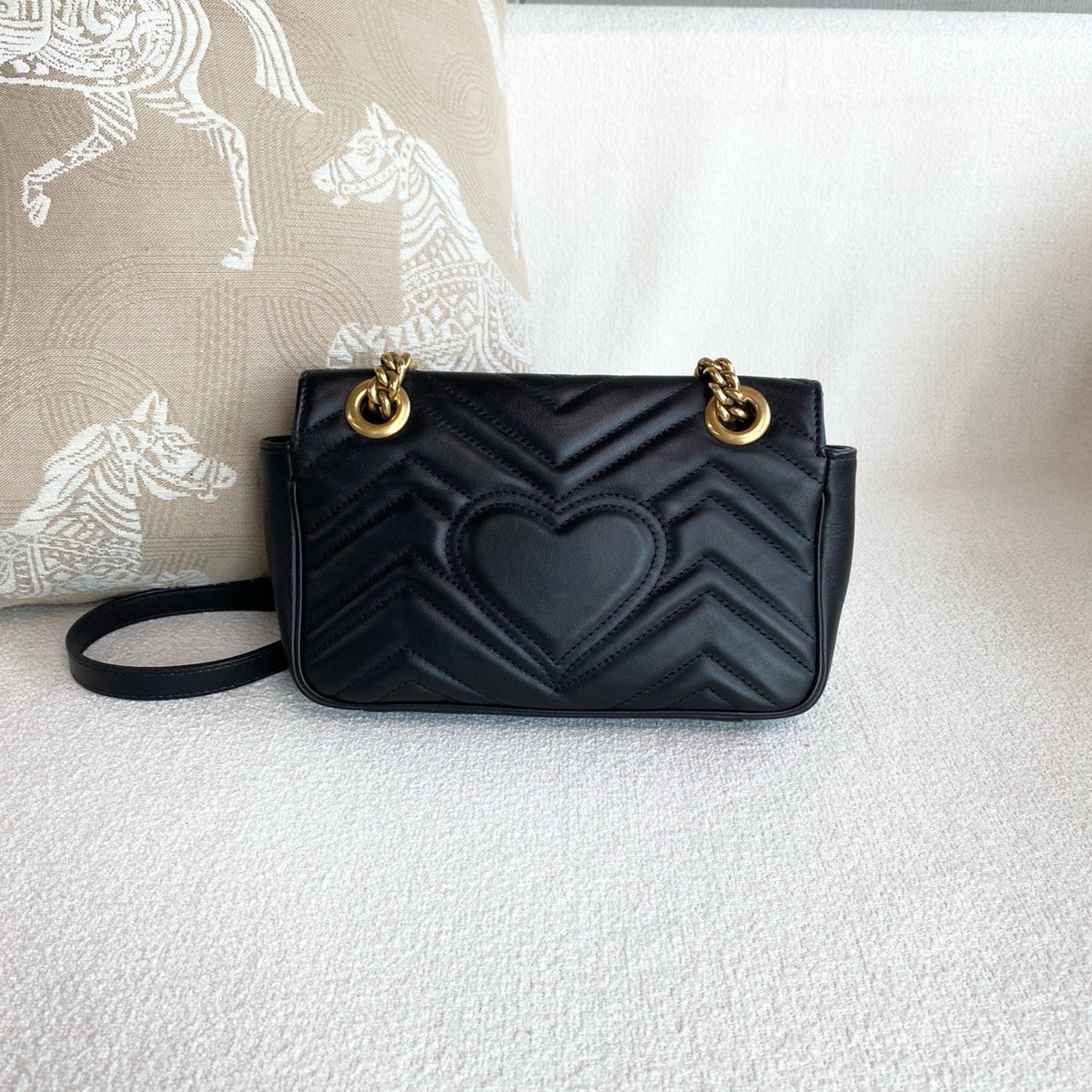 Gucci - Marmont - Leather - Black - (mini)