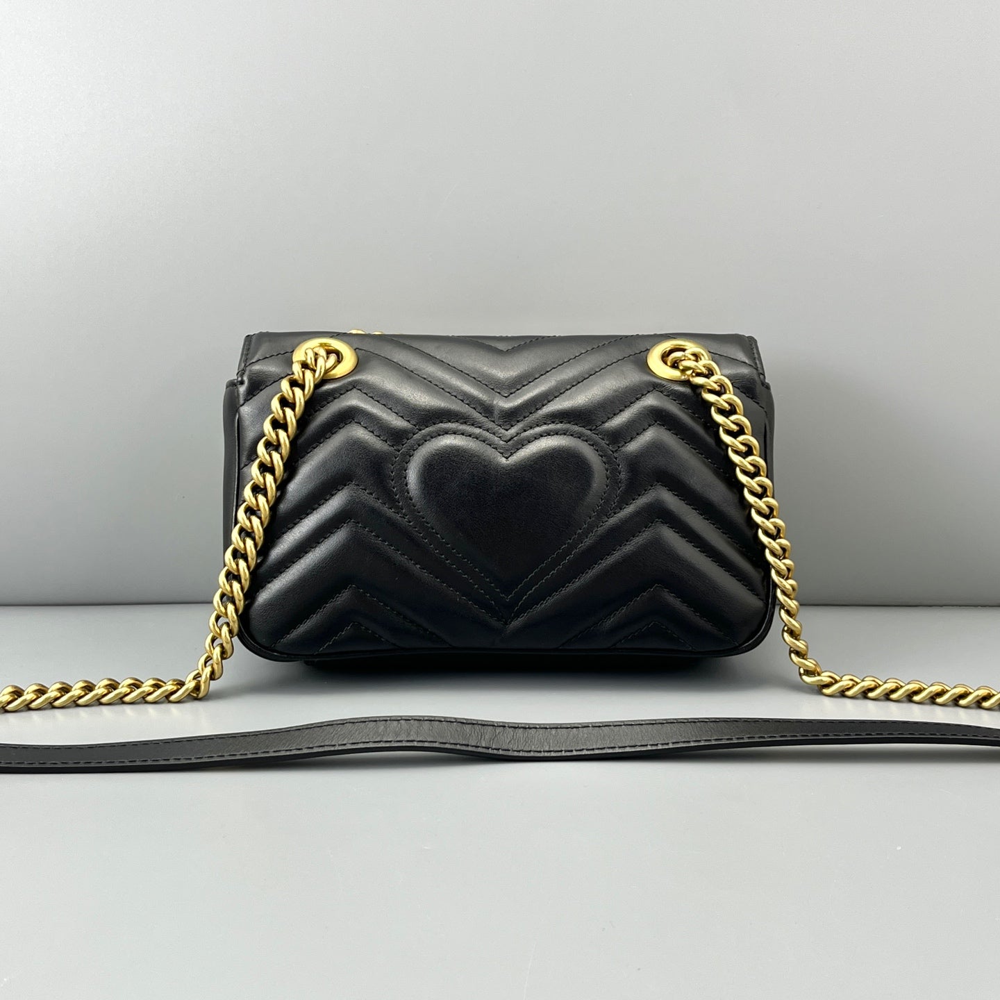 Gucci - Marmont - Leather - Black - (mini)