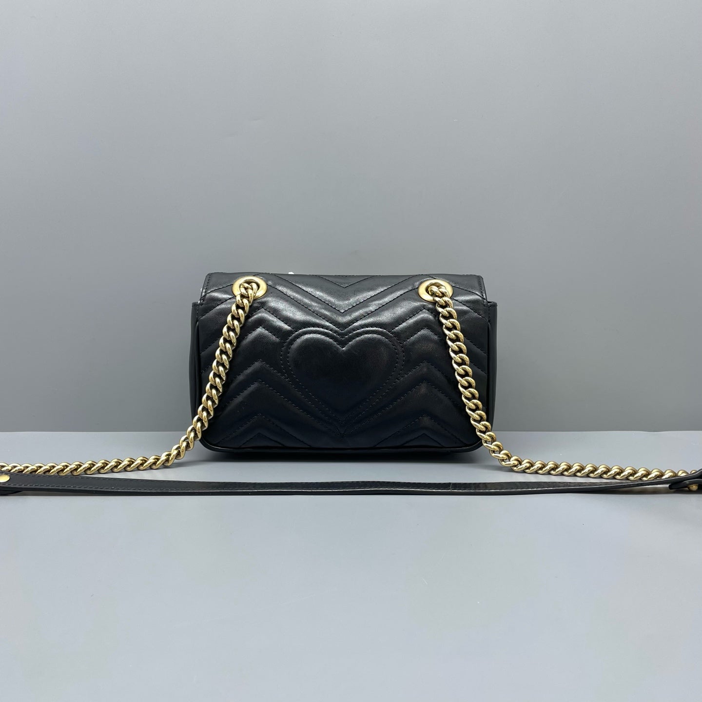 Gucci - Marmont - Leather - Black - (mini)