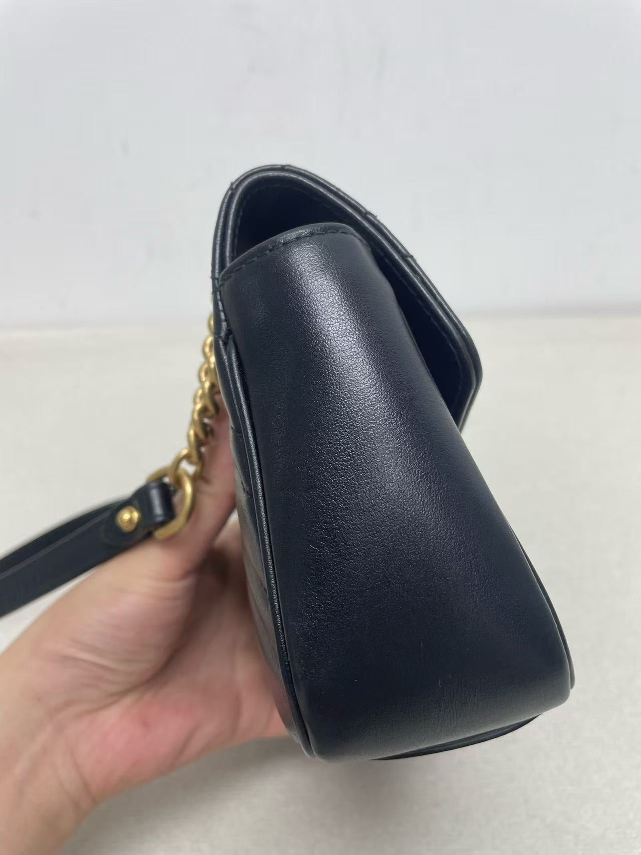 Gucci - Marmont - Leather - Black - (mini)