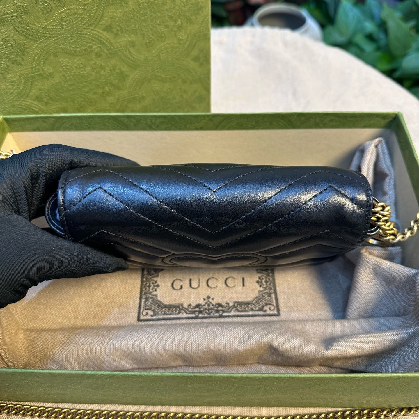 Gucci - Marmont - Leather - Black - (mini)