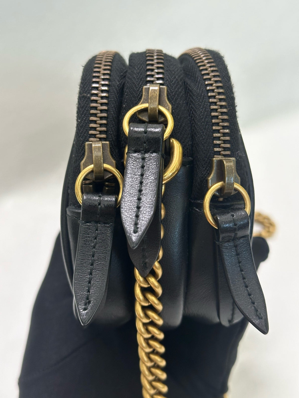 Gucci - Marmont - Leather - Black - (mini)
