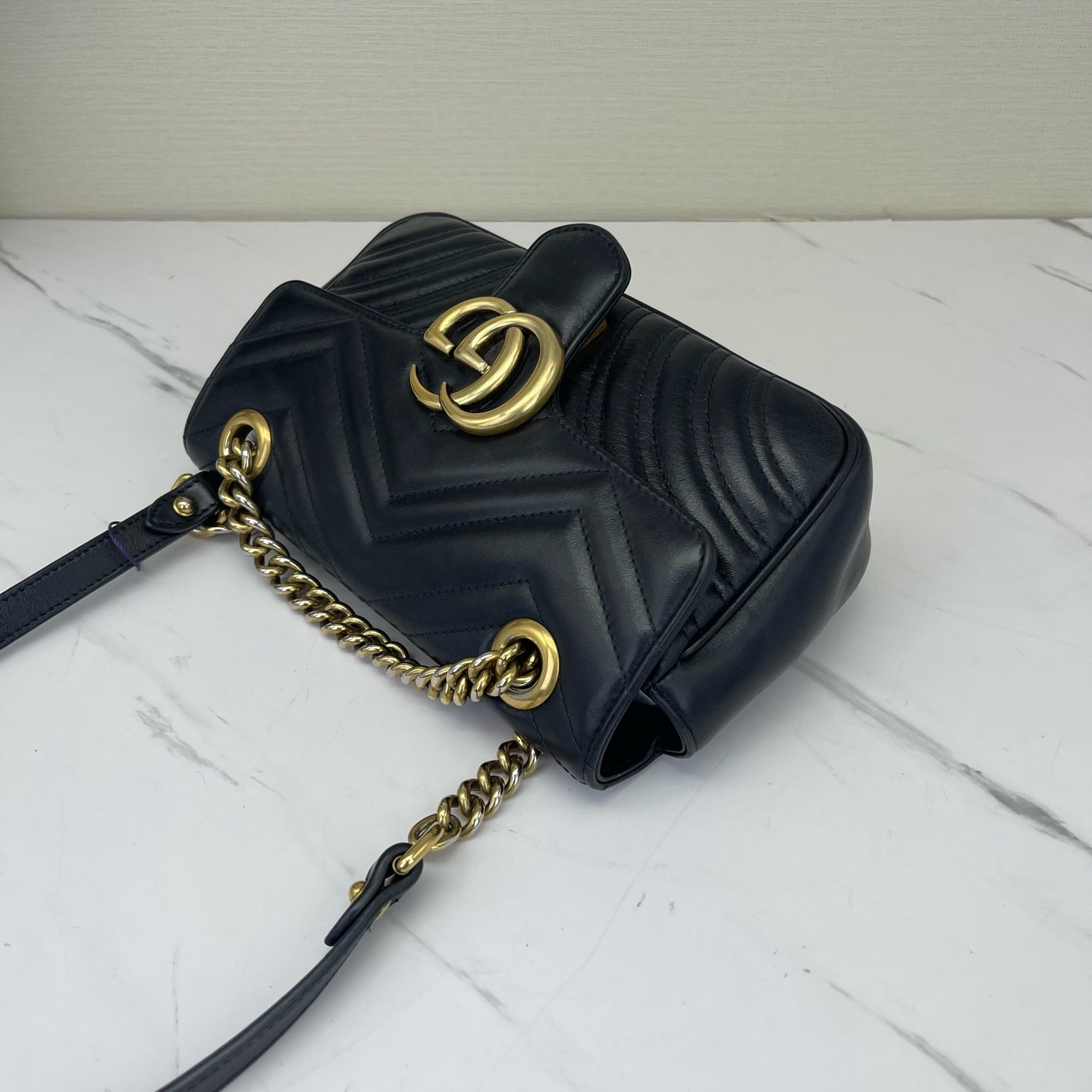 Gucci - Marmont - Leather - Black - (mini)