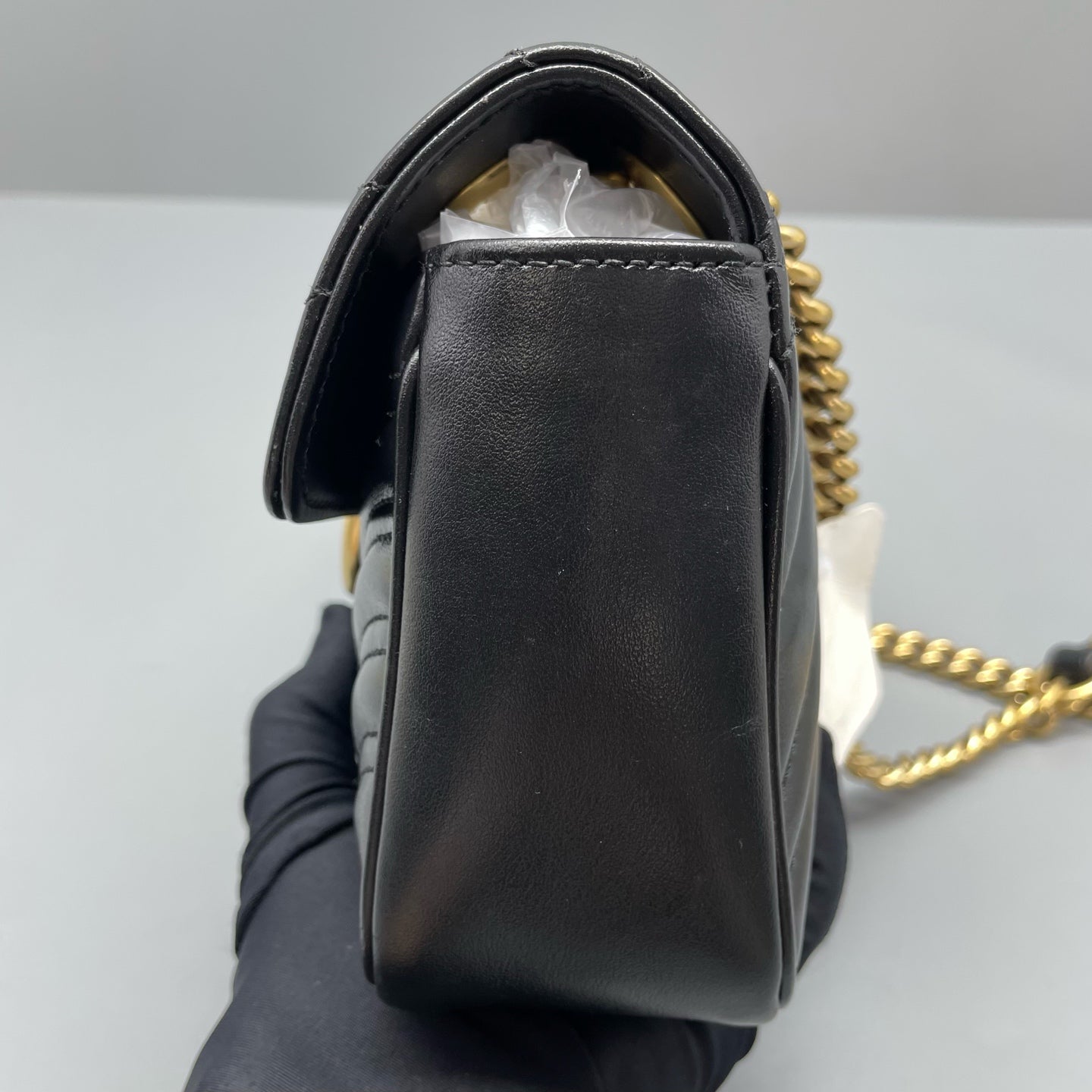 Gucci - Marmont - Leather - Black - (mini)