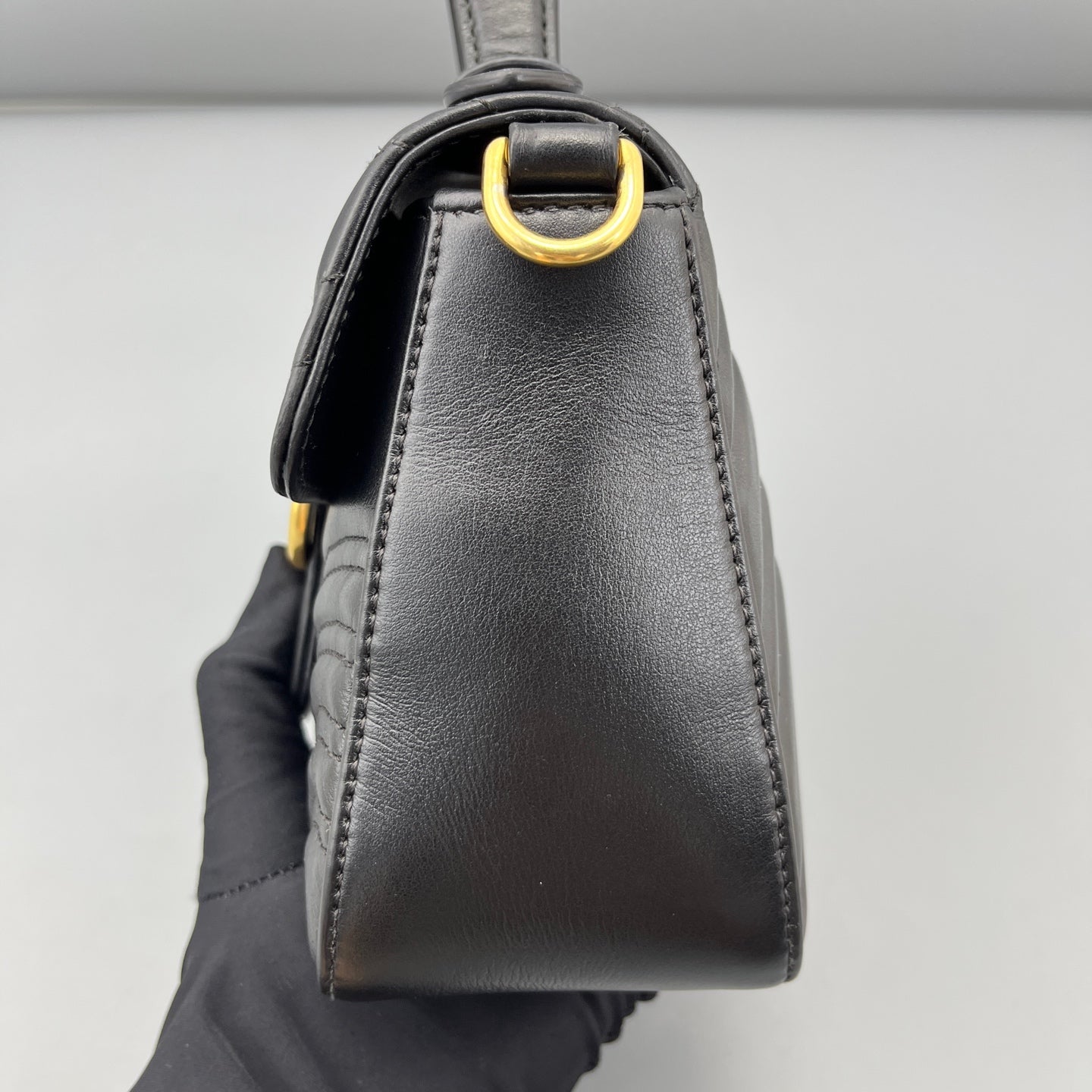 Gucci - Marmont - Leather - Black - (mini)