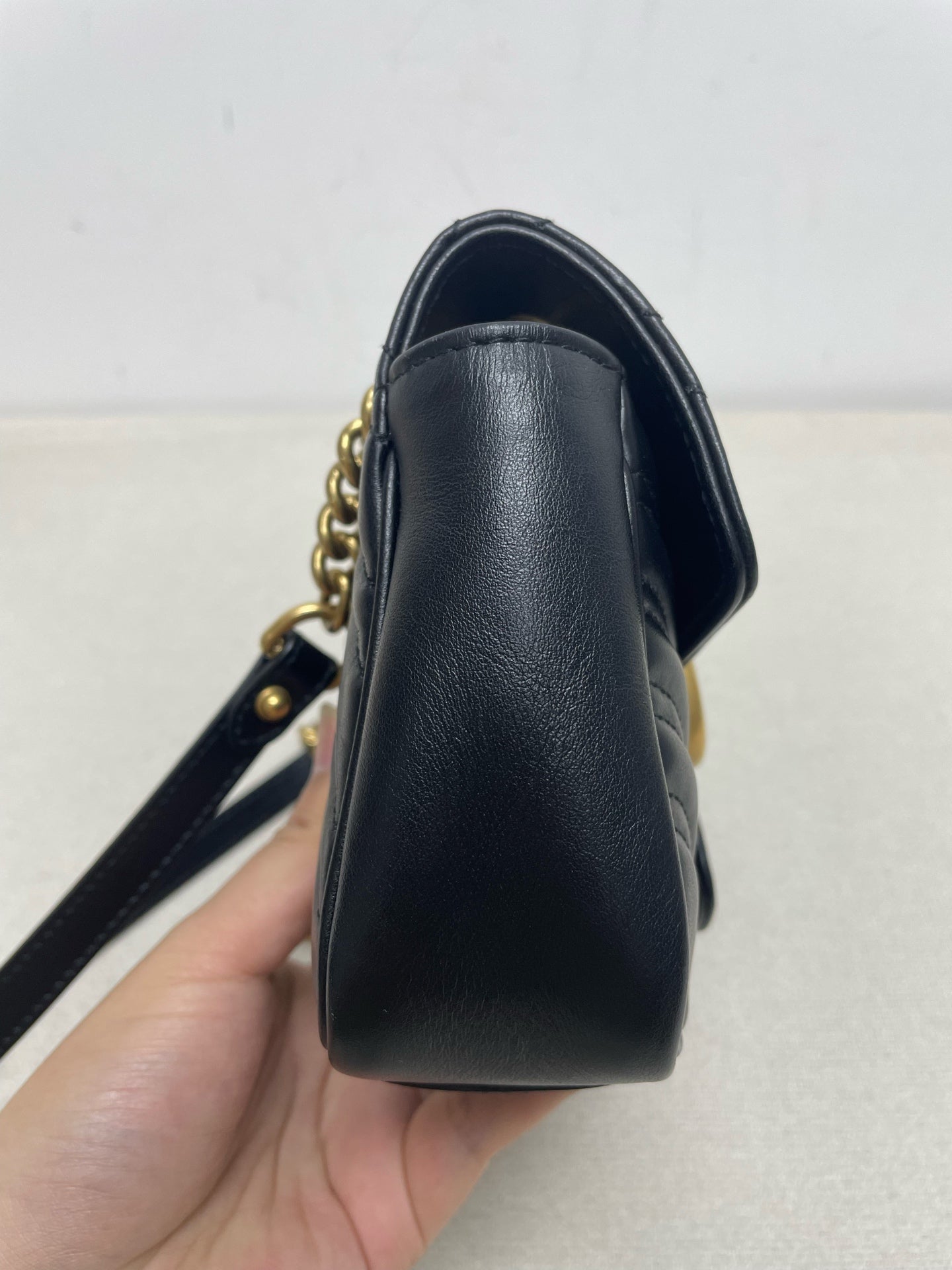 Gucci - Marmont - Leather - Black - (mini)