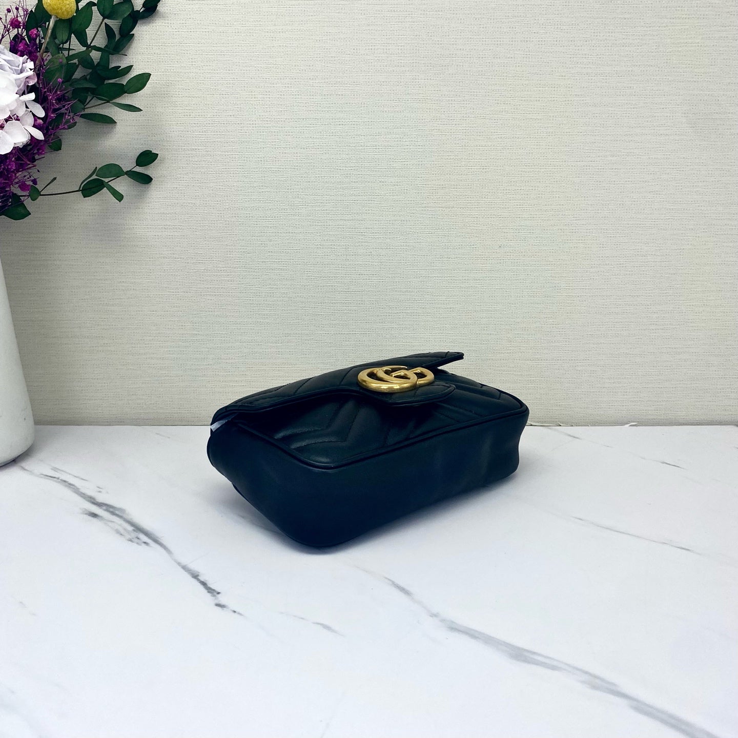 Gucci - Marmont - Leather - Black - (mini)