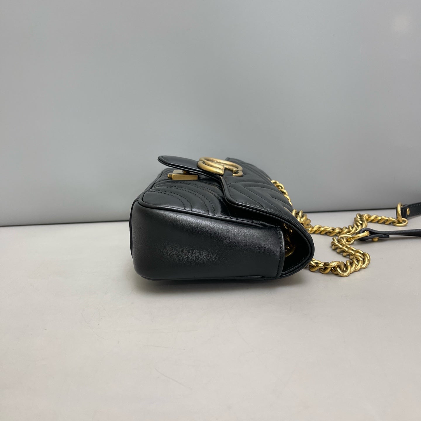 Gucci - Marmont - Leather - Black - (mini)