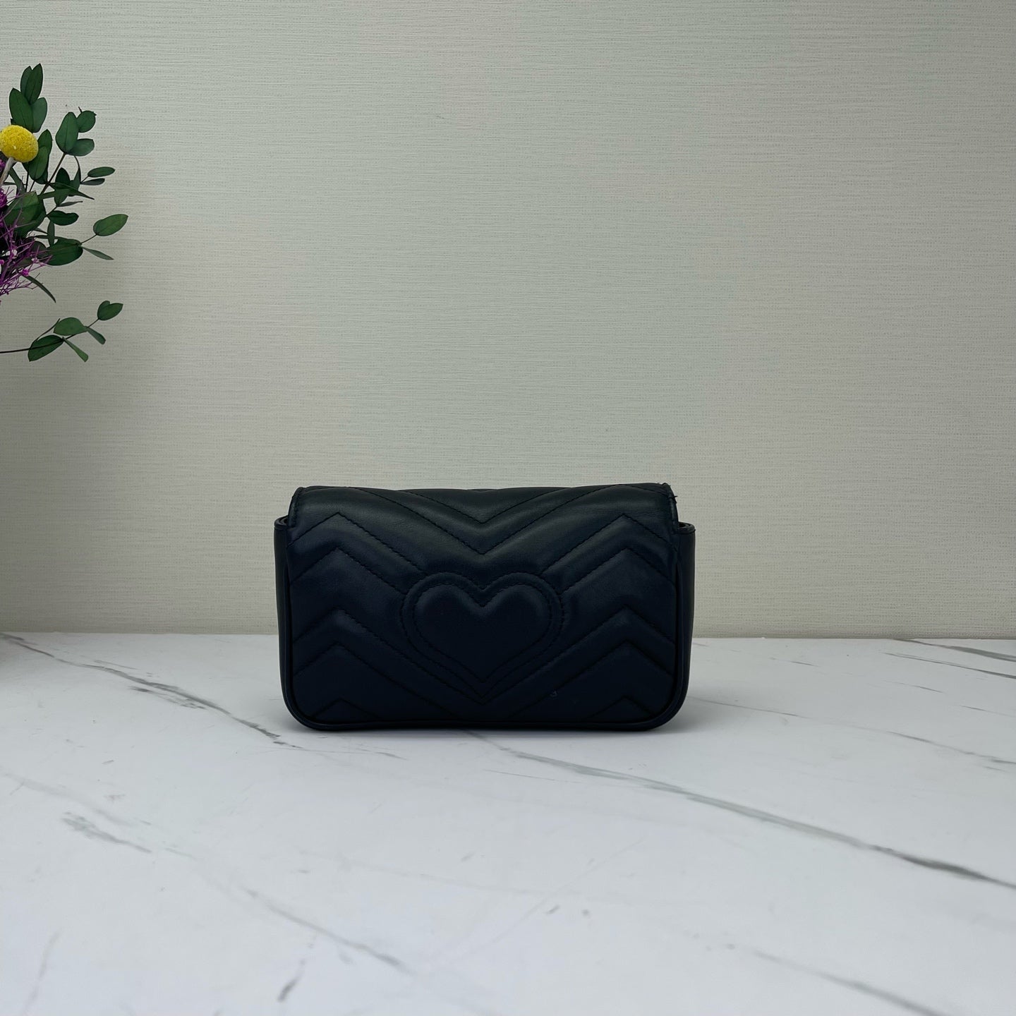 Gucci - Marmont - Leather - Black - (mini)