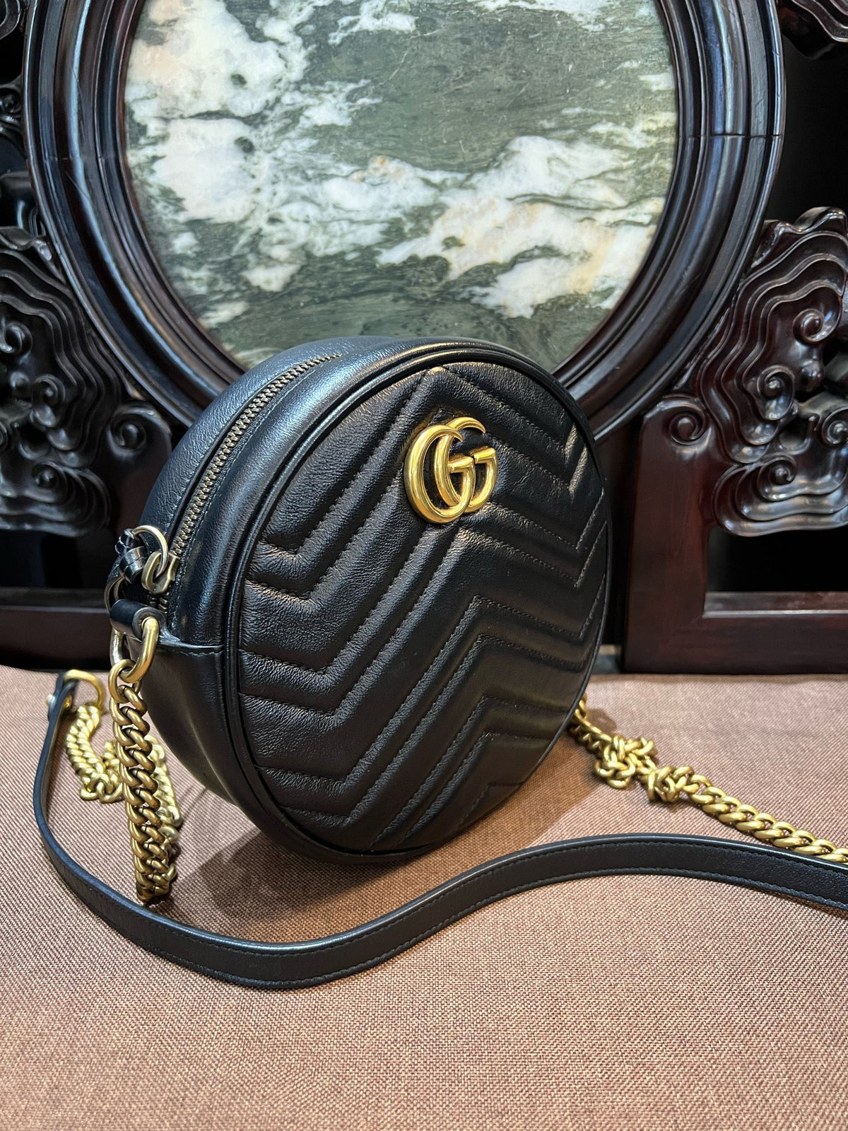 Gucci - Marmont - Leather - Black - (mini)