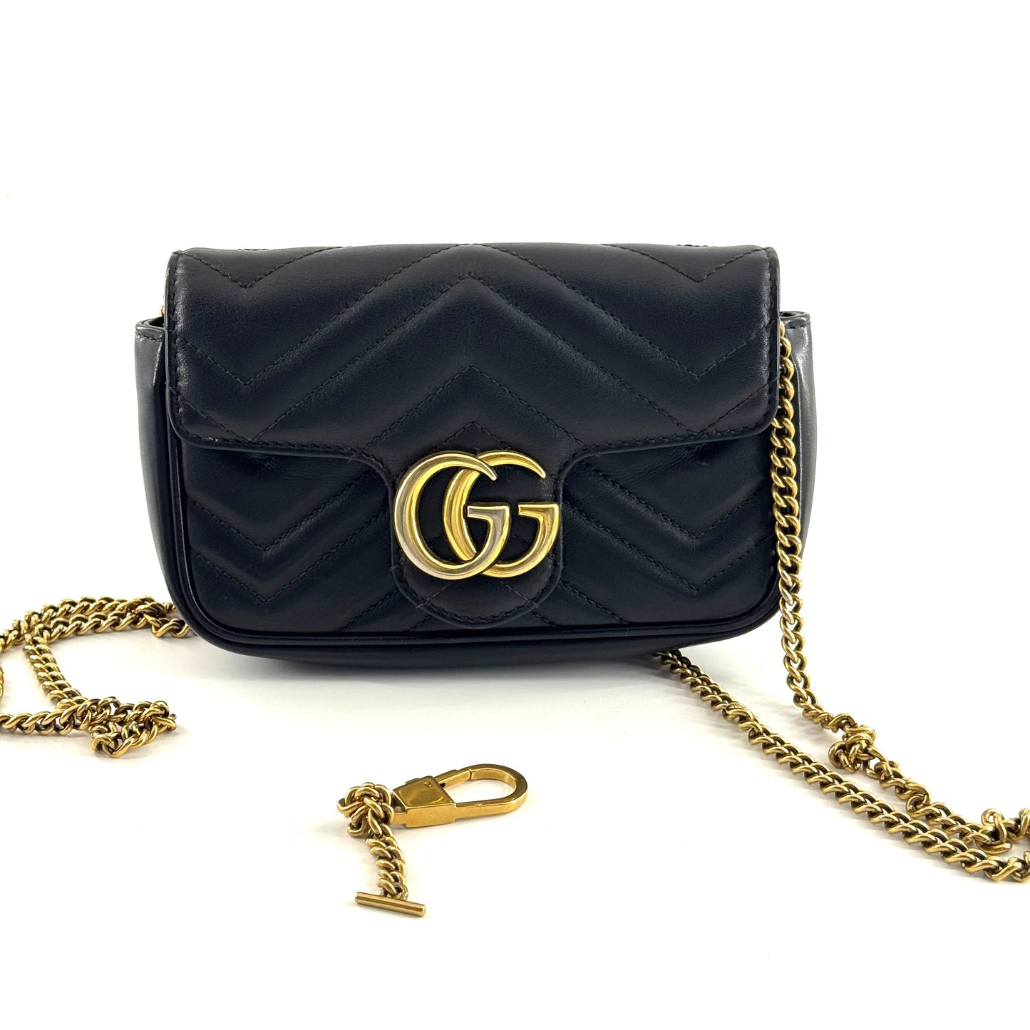 Gucci - Marmont - Leather - Black - (mini)