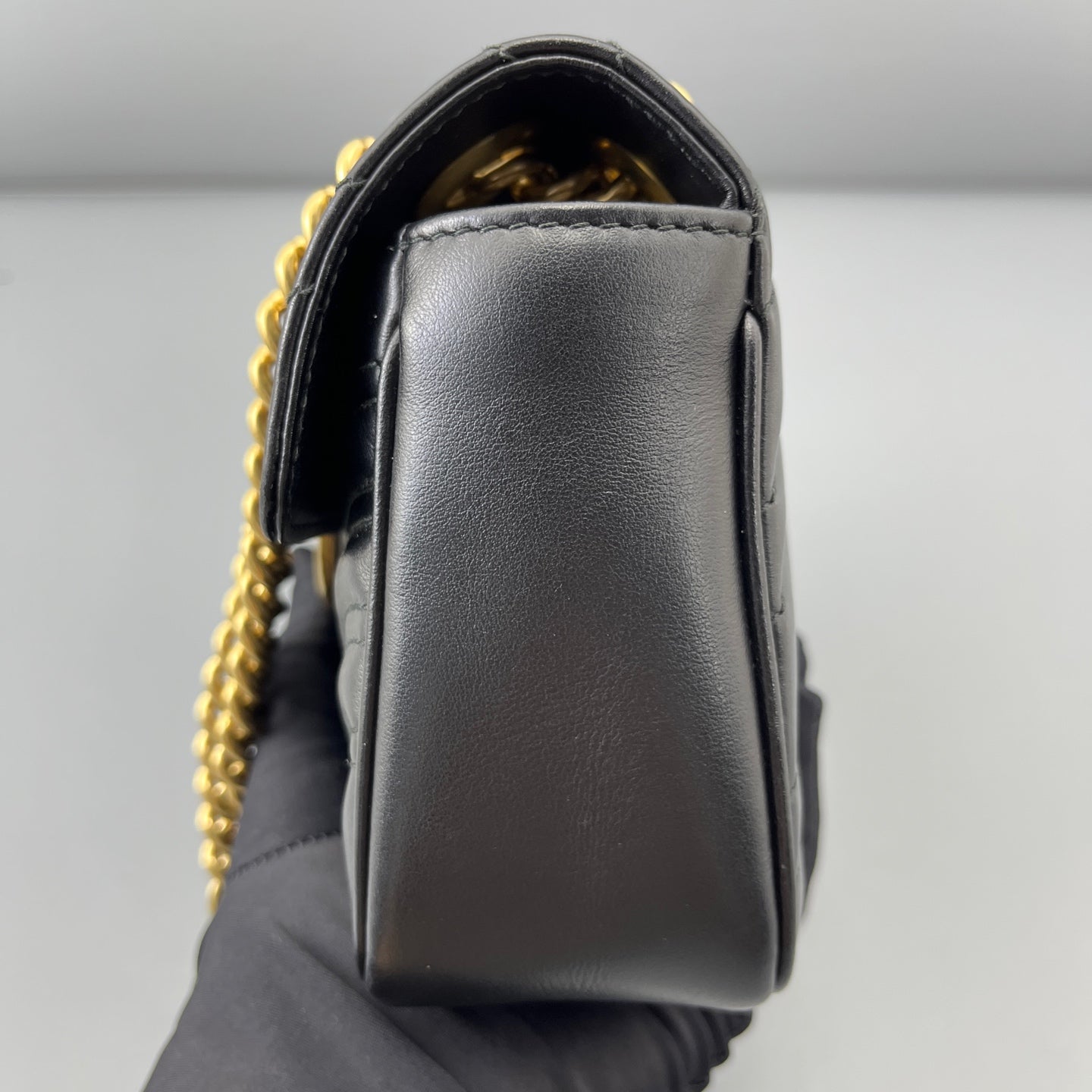 Gucci - Marmont - Leather - Black - (mini)