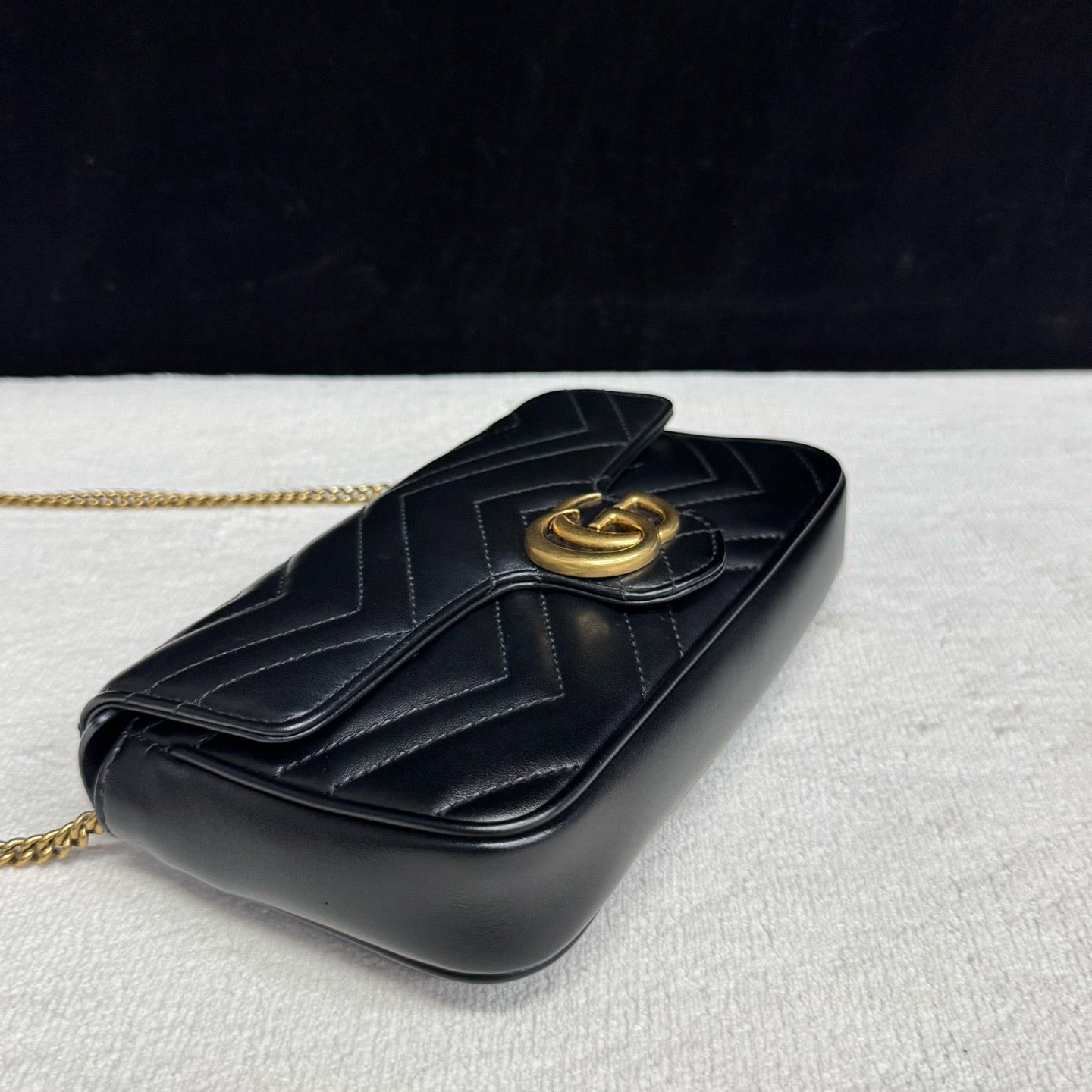 Gucci - Marmont - Leather - Black - (mini)
