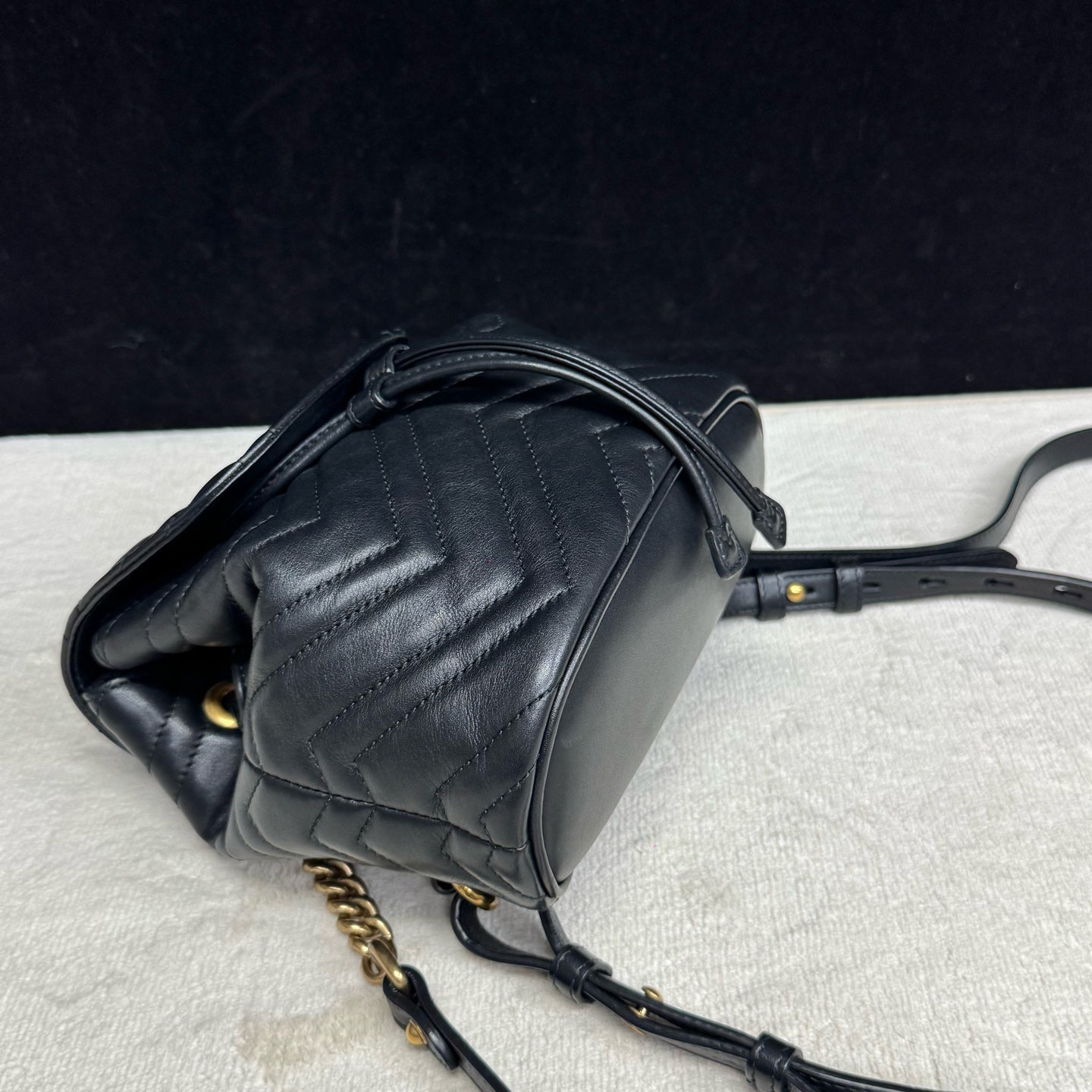 Gucci - Marmont - Leather - Black - (mini)
