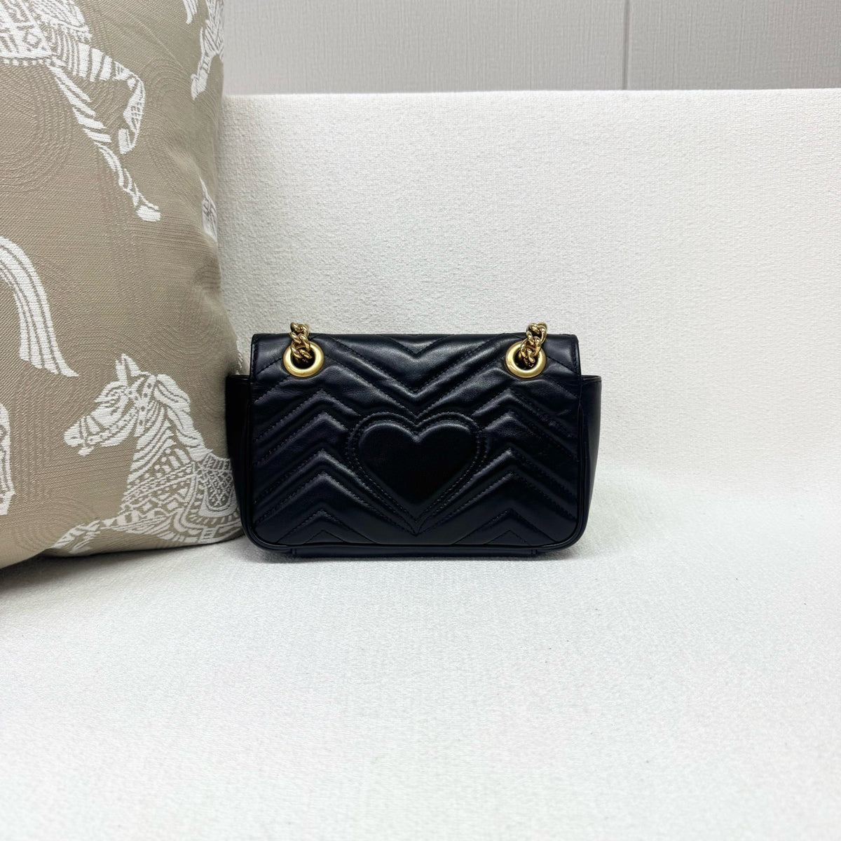 Gucci - Marmont - Leather - Black - (mini)