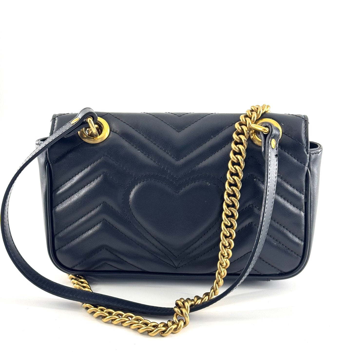 Gucci - Marmont - Leather - Black - (mini)