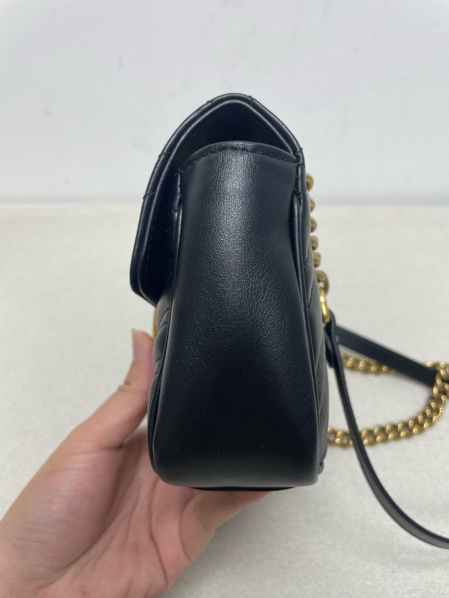 Gucci - Marmont - Leather - Black - (mini)