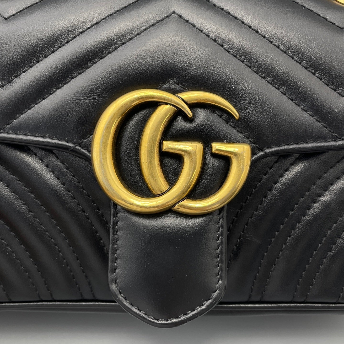 Gucci - Marmont - Leather - Black - (mini)