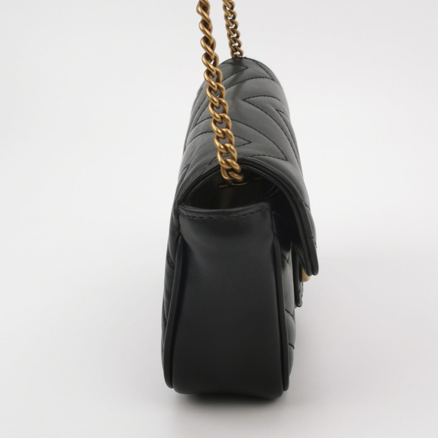 Gucci - Marmont - Leather - Black - (mini)