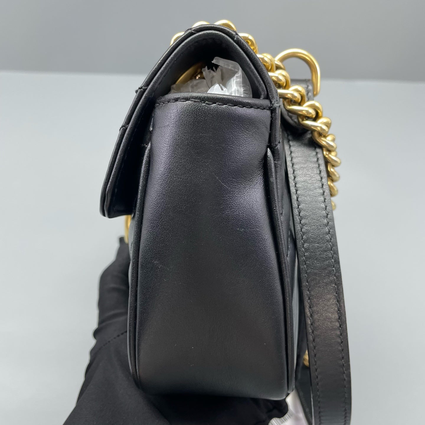 Gucci - Marmont - Leather - Black - (mini)