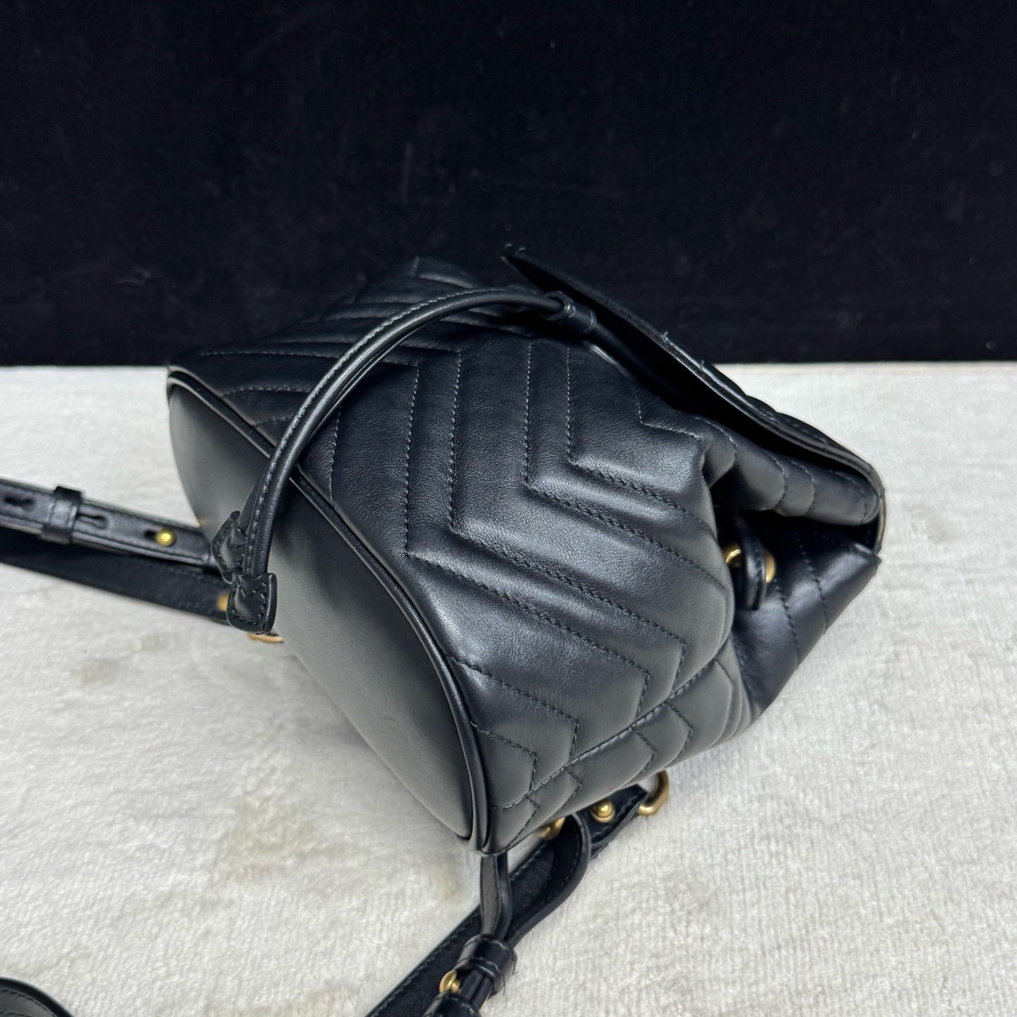 Gucci - Marmont - Leather - Black - (mini)