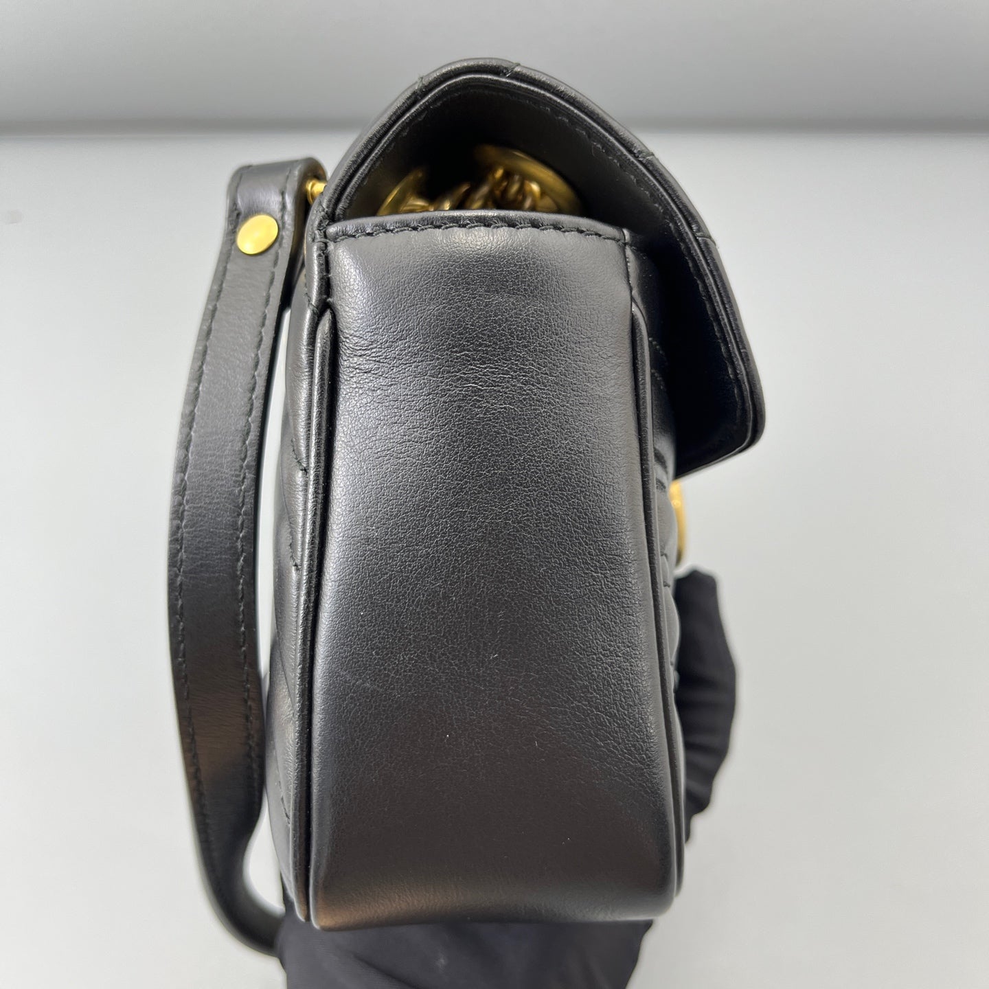 Gucci - Marmont - Leather - Black - (mini)