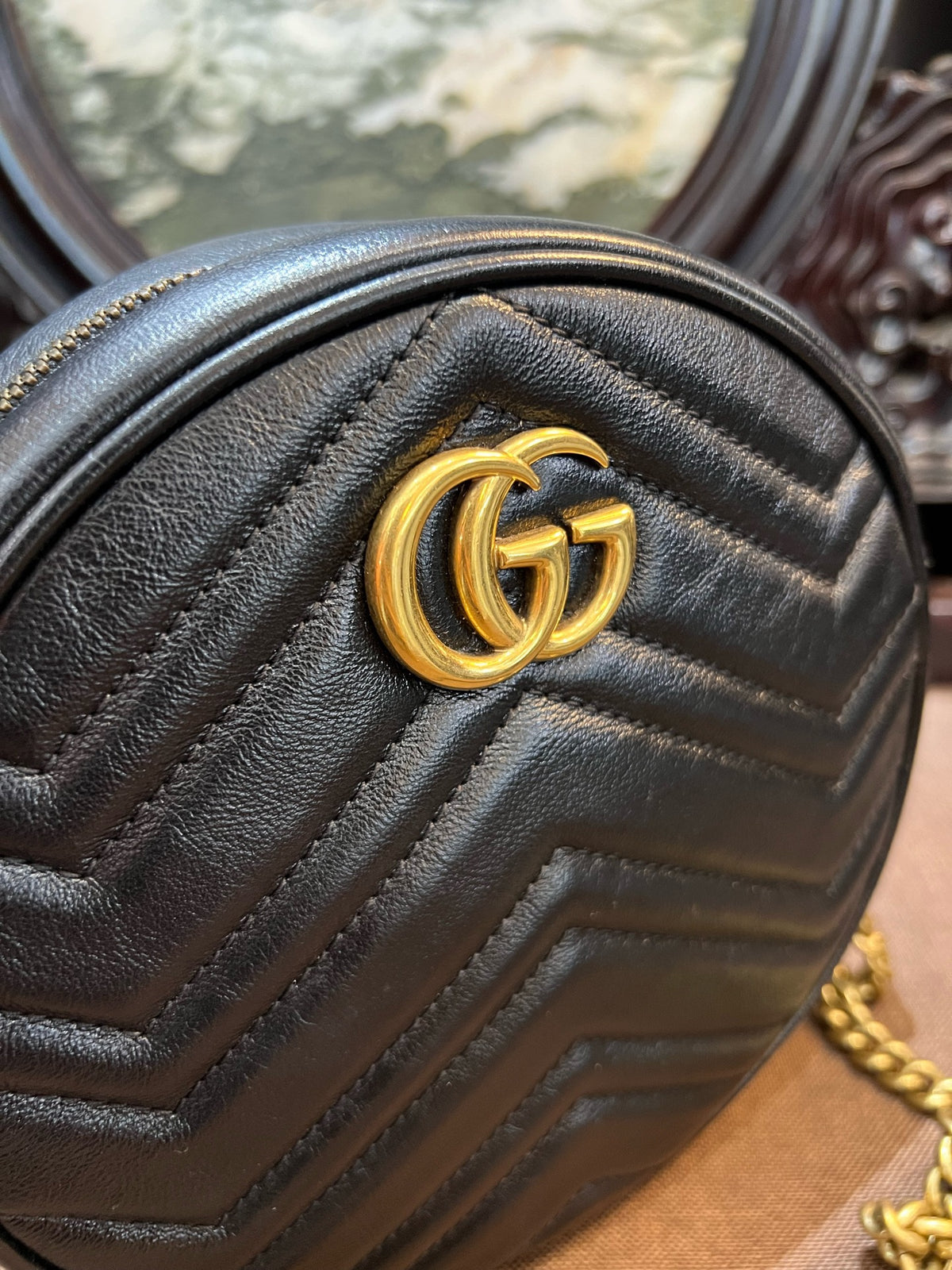 Gucci - Marmont - Leather - Black - (mini)