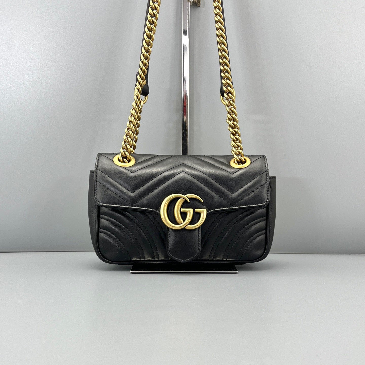 Gucci - Marmont - Leather - Black - (mini)