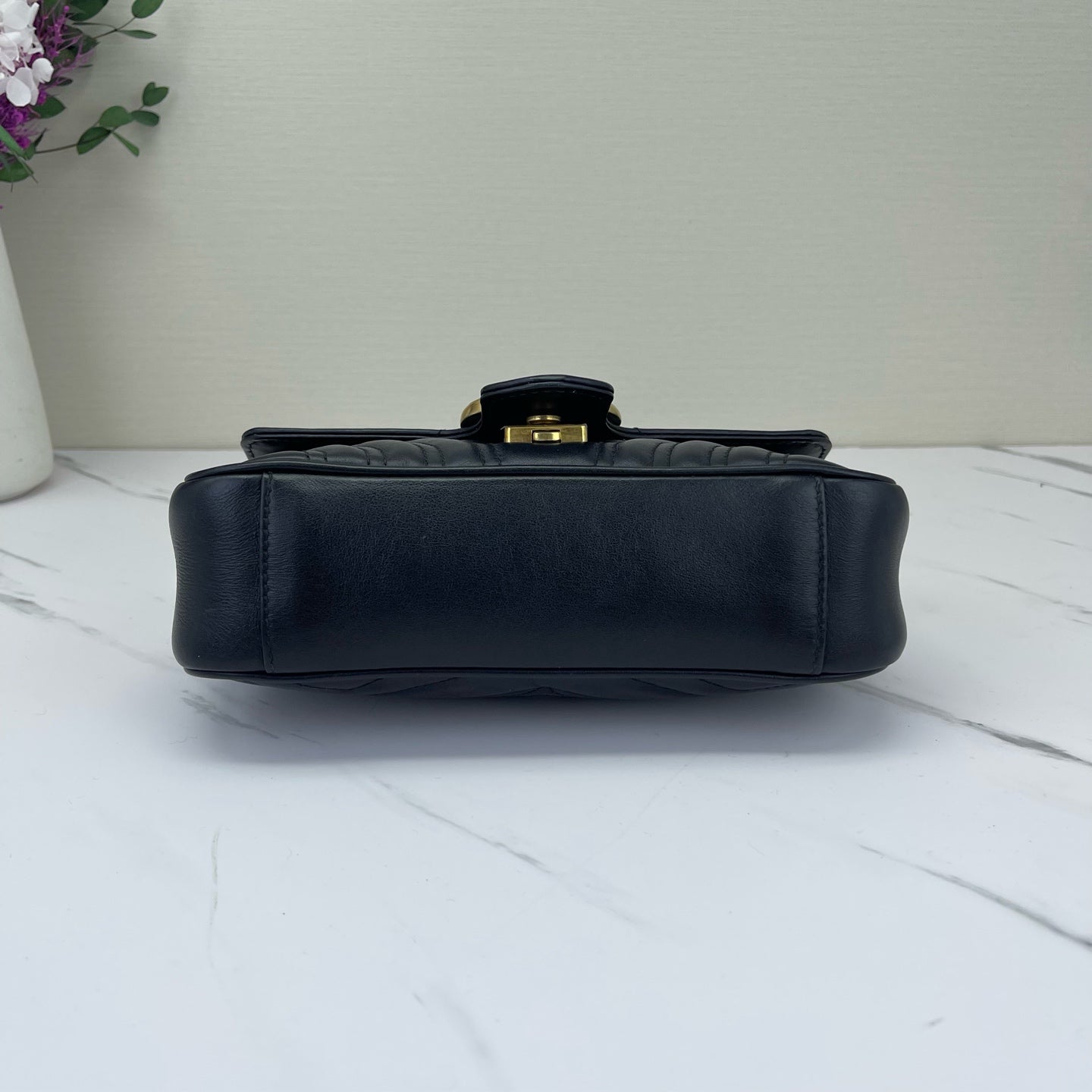 Gucci - Marmont - Leather - Black - (mini)