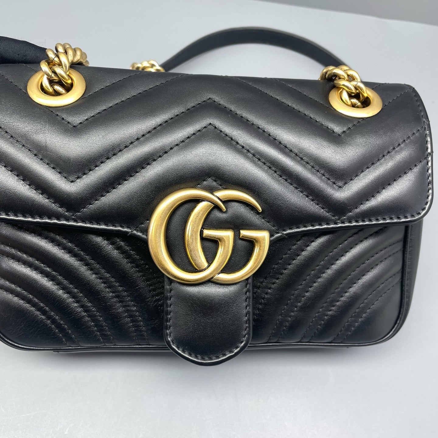 Gucci - Marmont - Leather - Black - (mini)