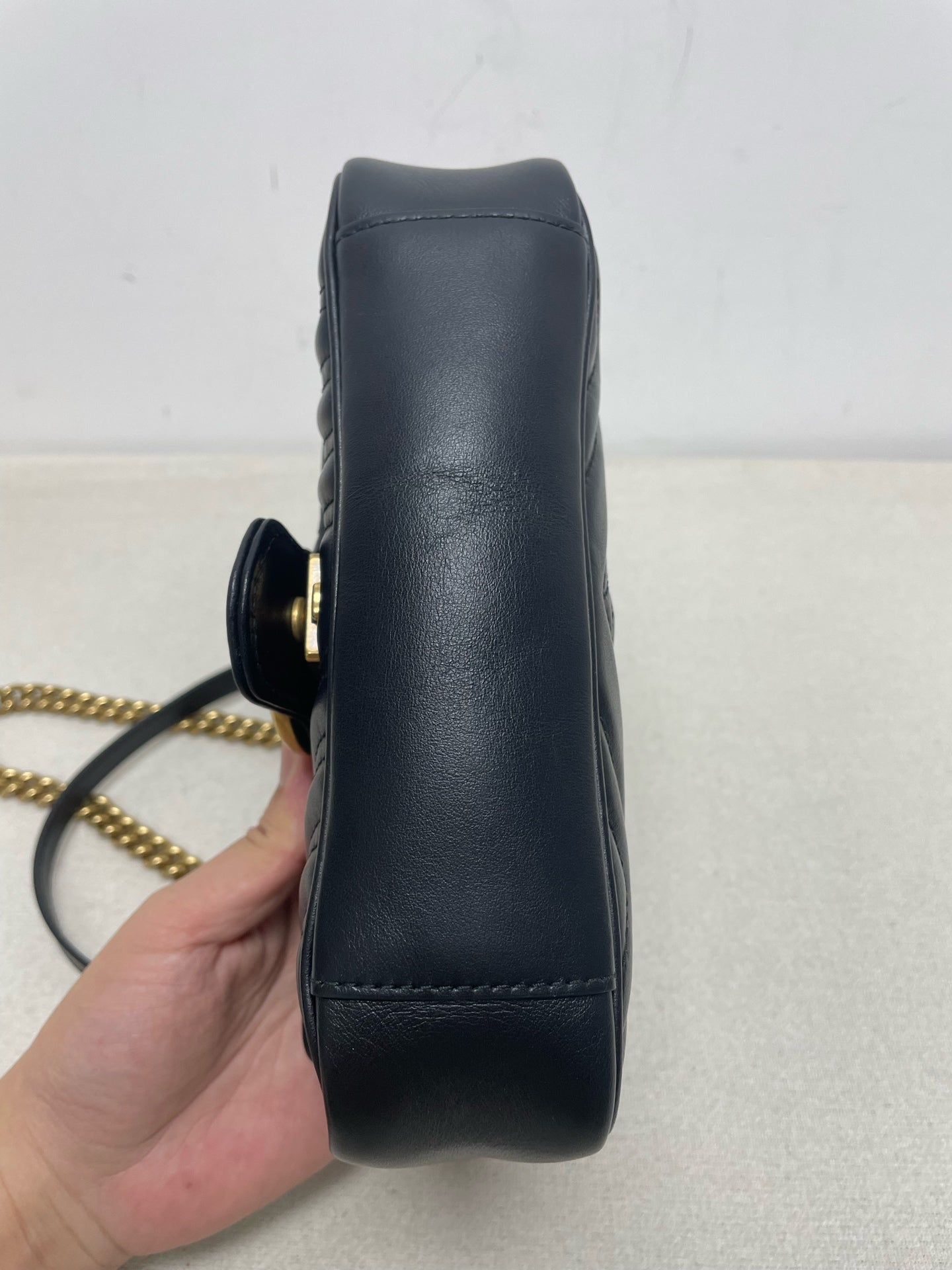 Gucci - Marmont - Leather - Black - (mini)