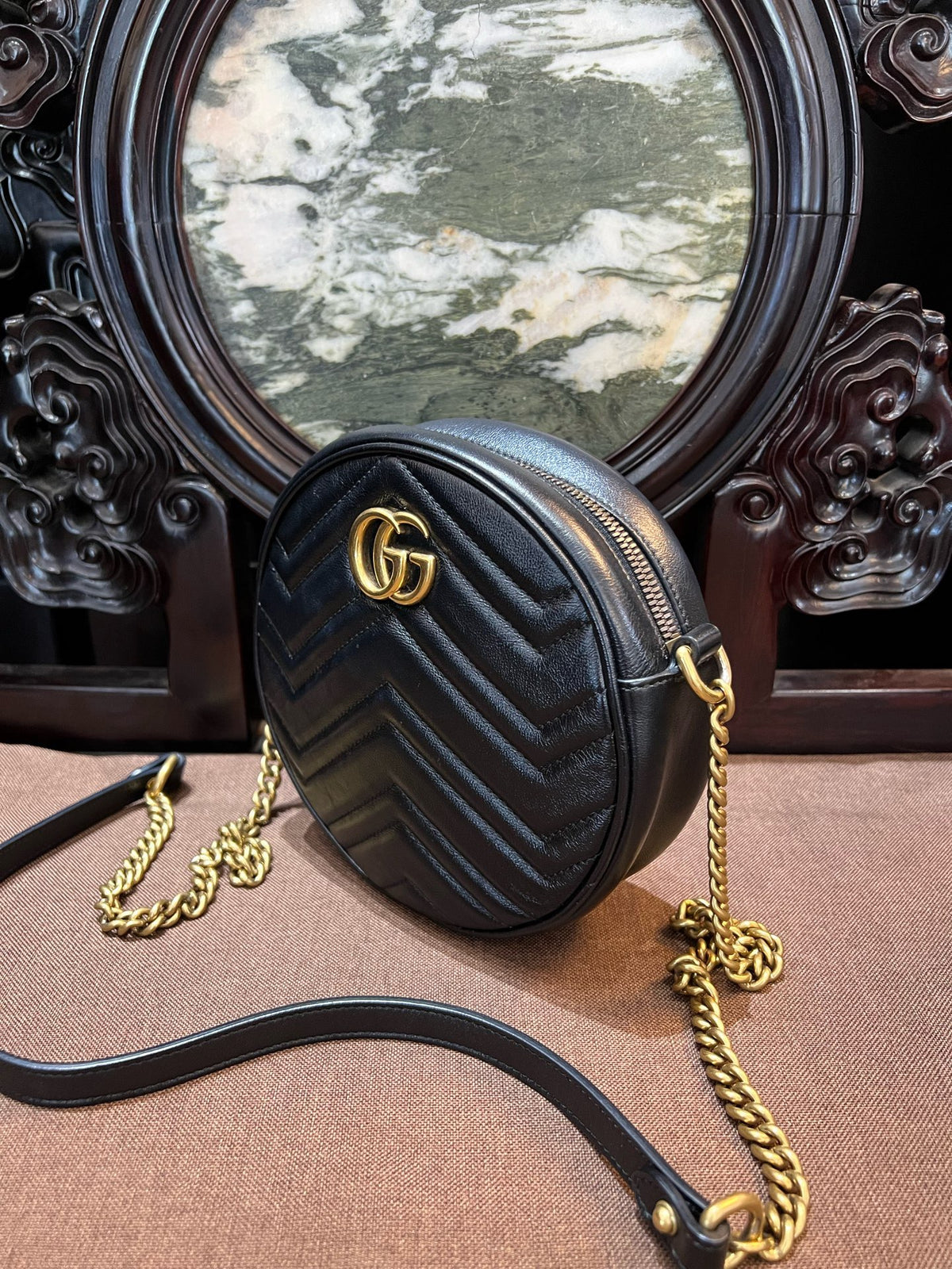Gucci - Marmont - Leather - Black - (mini)