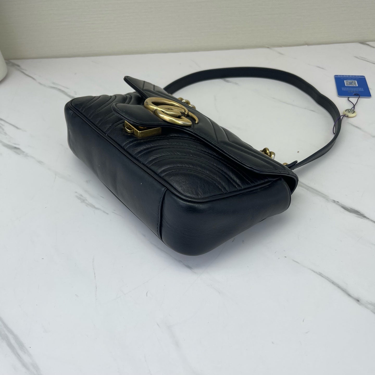 Gucci - Marmont - Leather - Black - (mini)