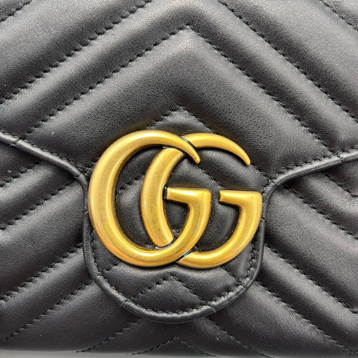 Gucci - Marmont - Leather - Black - (mini)