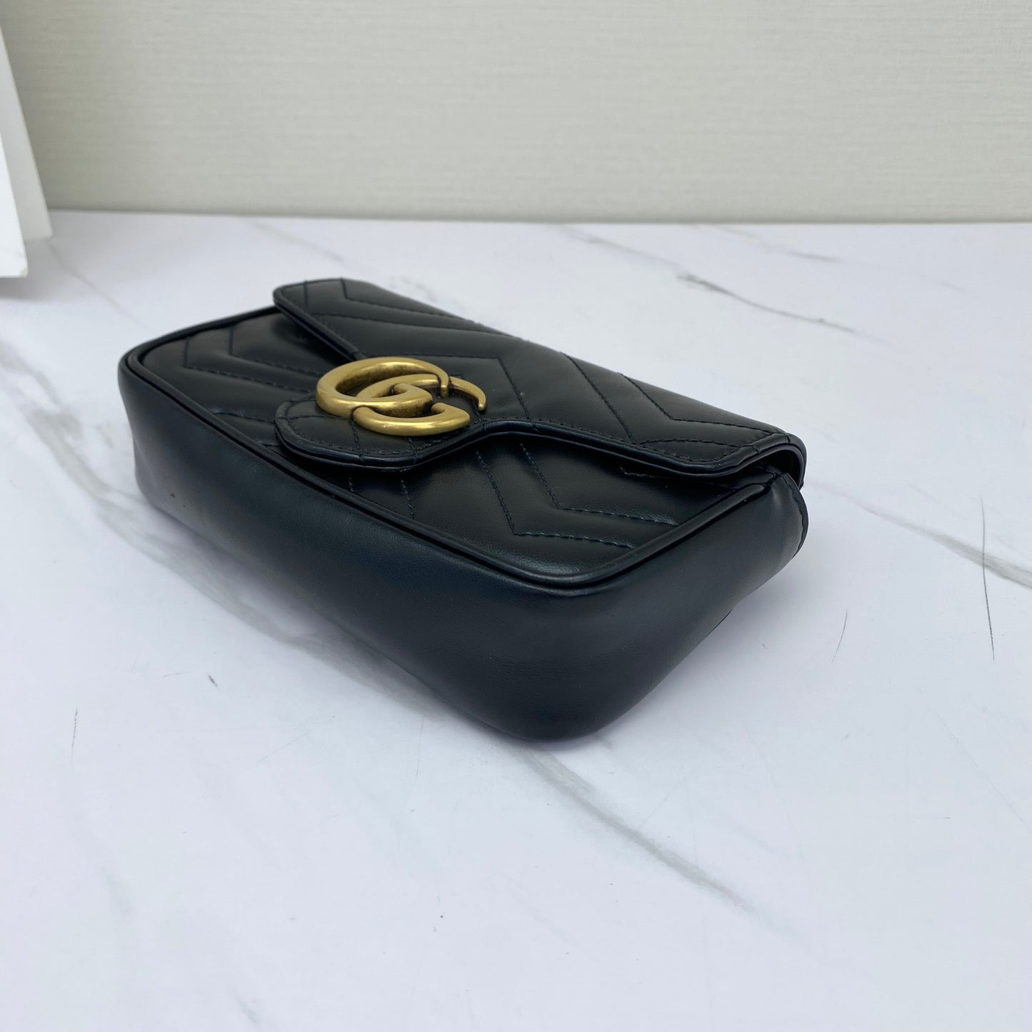 Gucci - Marmont - Leather - Black - (mini)
