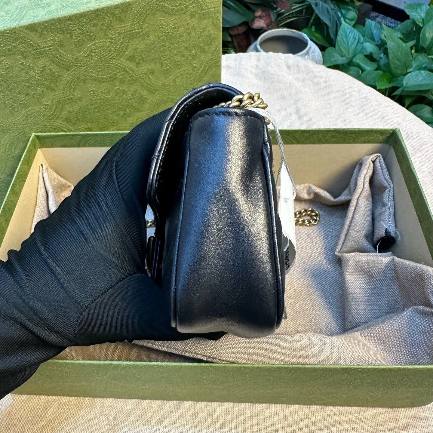 Gucci - Marmont - Leather - Black - (mini)