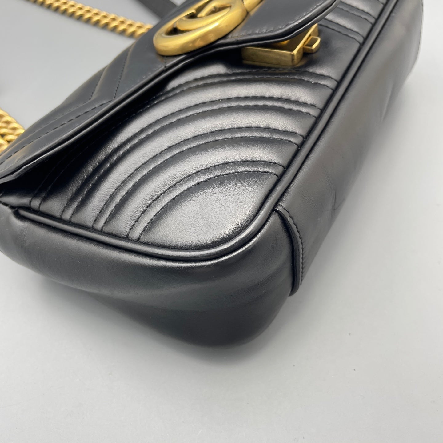 Gucci - Marmont - Leather - Black - (mini)