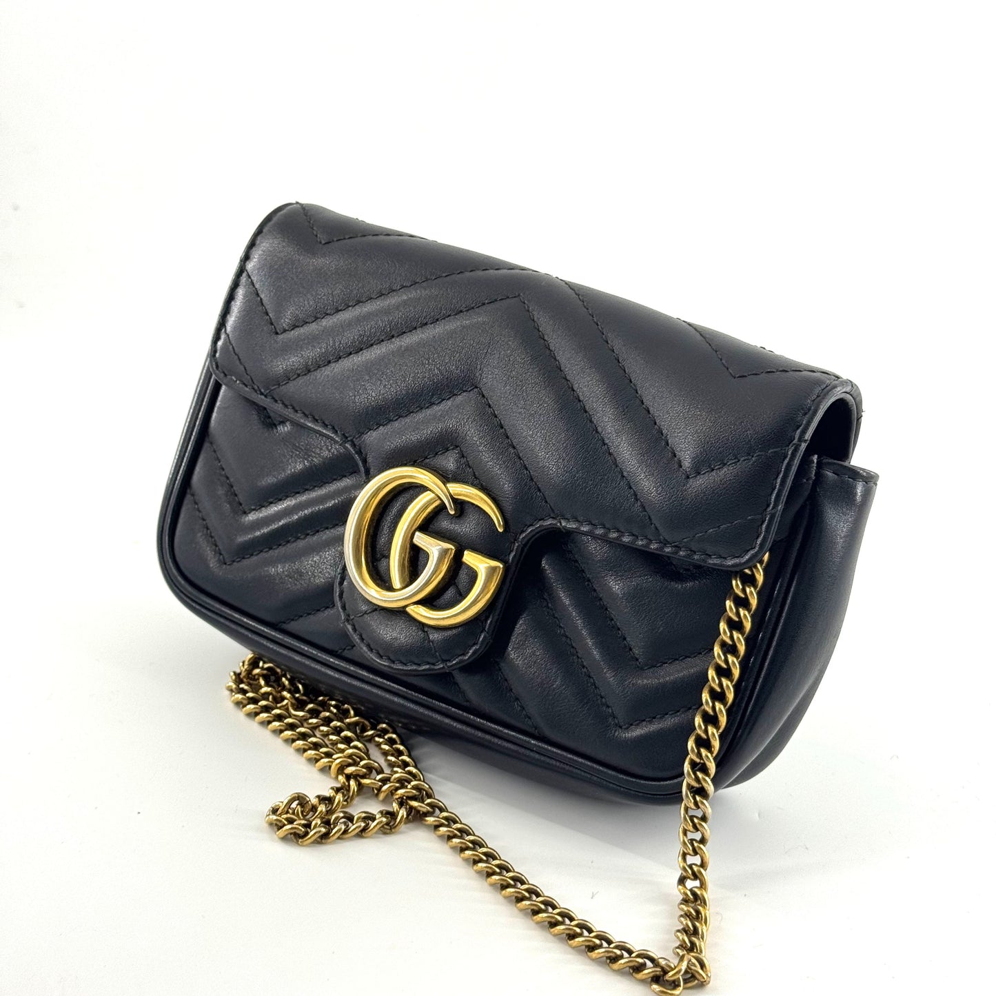 Gucci - Marmont - Leather - Black - (mini)