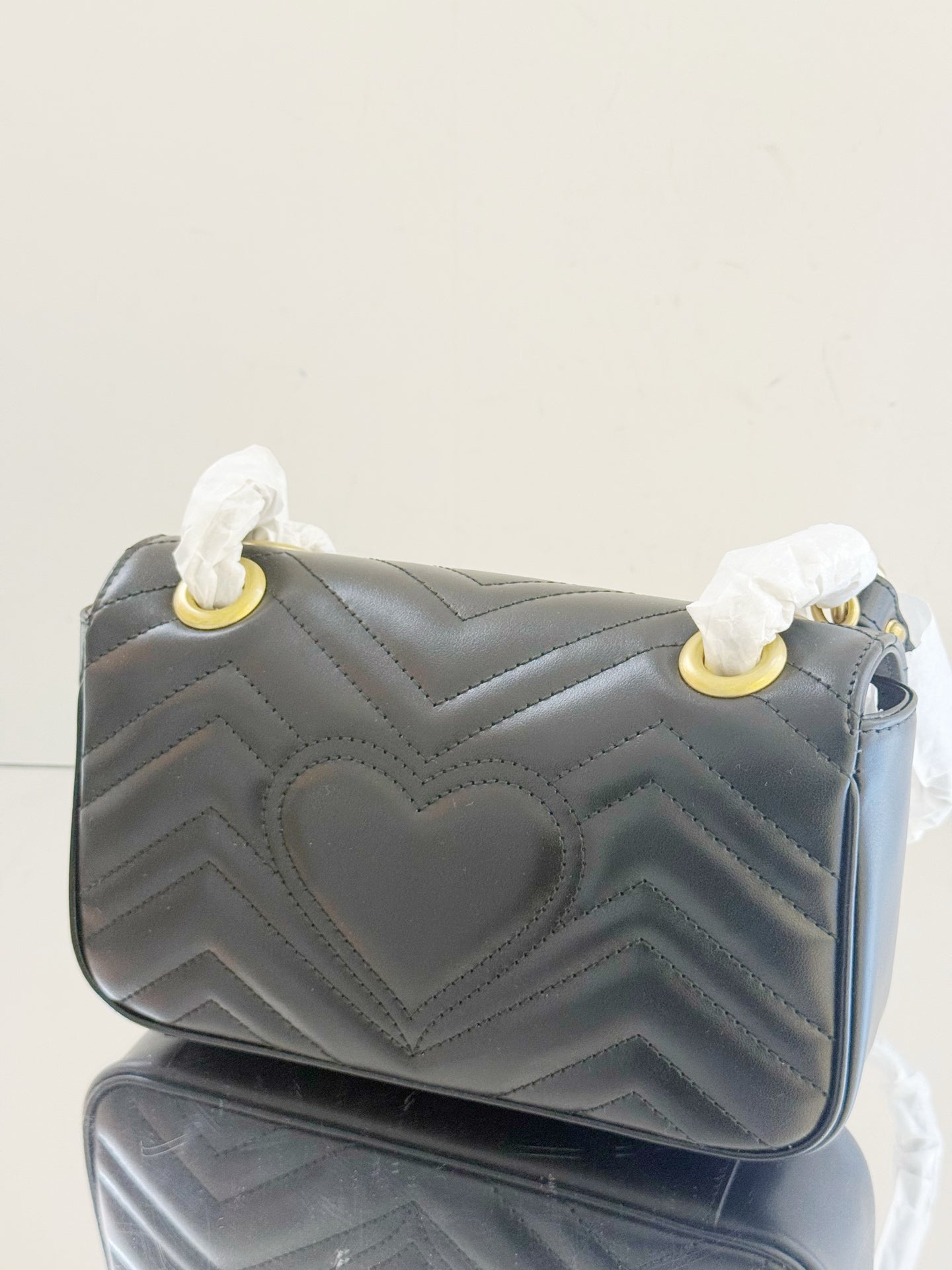 Gucci - Marmont - Leather - Black - (mini)