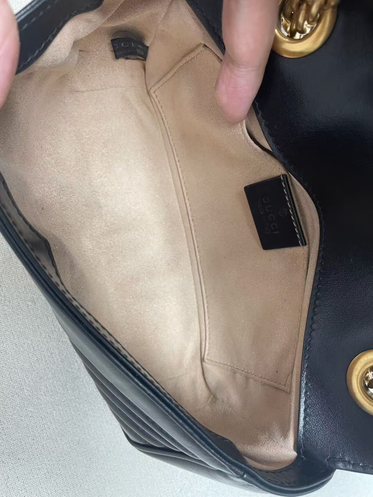 Gucci - Marmont - Leather - Black - (mini)