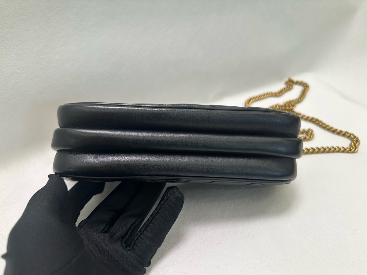 Gucci - Marmont - Leather - Black - (mini)
