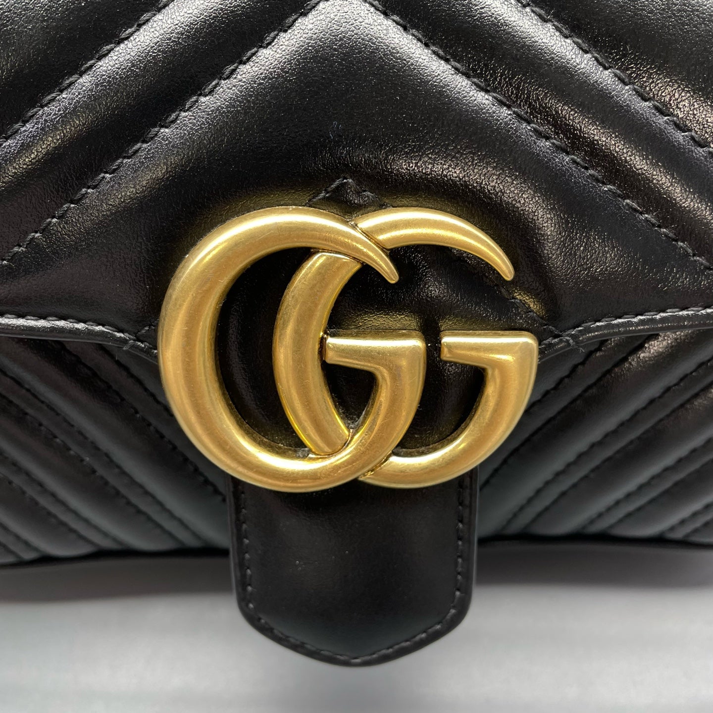 Gucci - Marmont - Leather - Black - (mini)