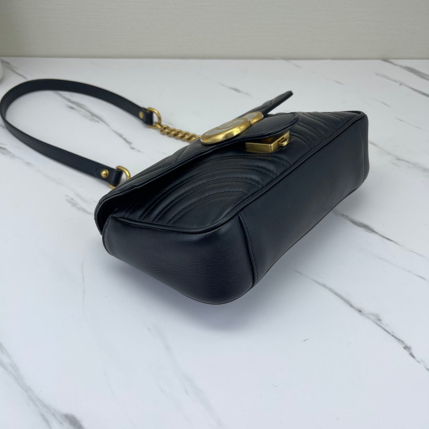 Gucci - Marmont - Leather - Black - (mini)