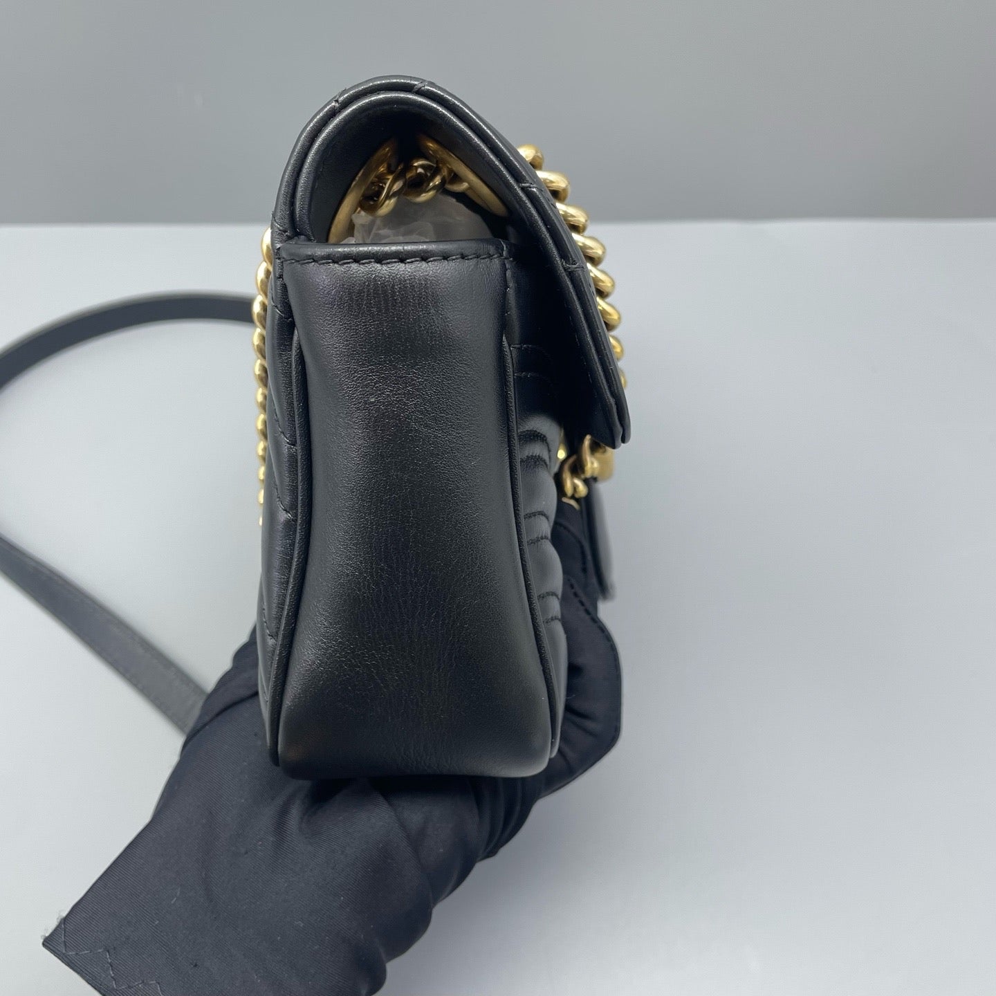 Gucci - Marmont - Leather - Black - (mini)