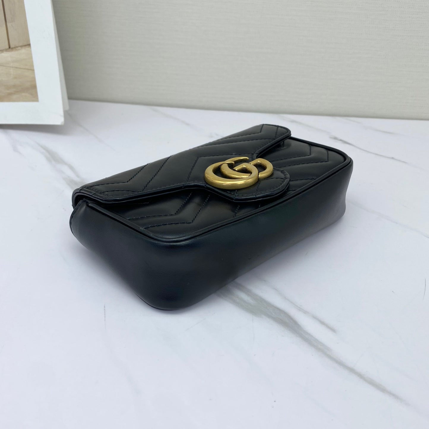 Gucci - Marmont - Leather - Black - (mini)