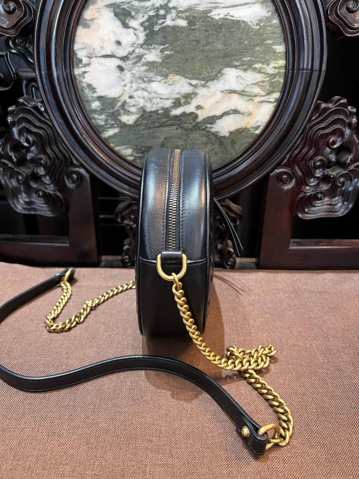 Gucci - Marmont - Leather - Black - (mini)