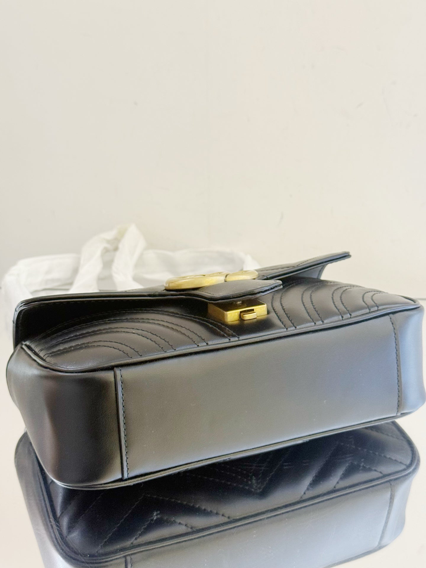Gucci - Marmont - Leather - Black - (mini)