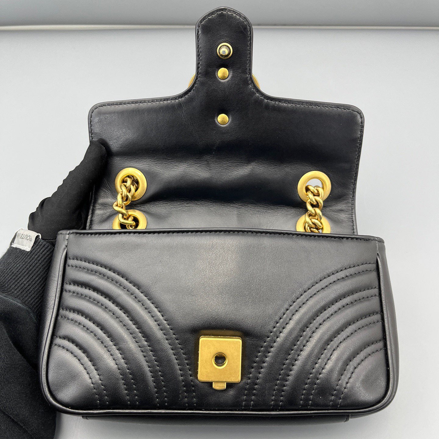 Gucci - Marmont - Leather - Black - (mini)