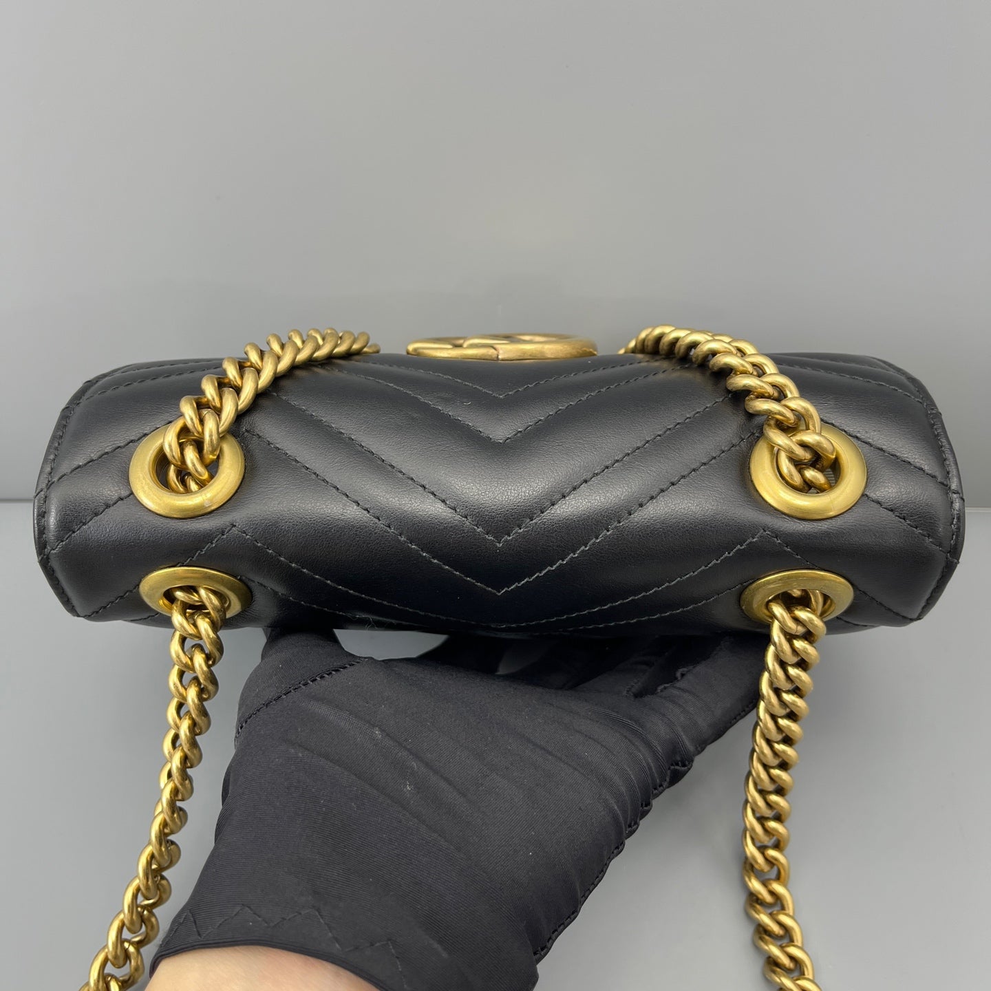 Gucci - Marmont - Leather - Black - (mini)